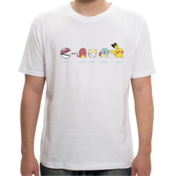 Camiseta Pacmon BRANCO - Unissex