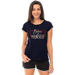 Camiseta Babylook Feminina MXD Conceito In Yourself Acredite em si mesmo