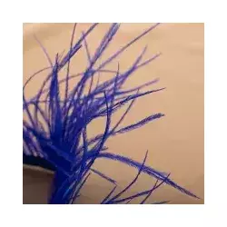 Aplicação Pluma de Avestruz 15-20 CM Azul Bic