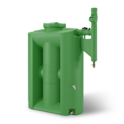 Cisterna vertical modular 600L com filtro e clorador - Completa