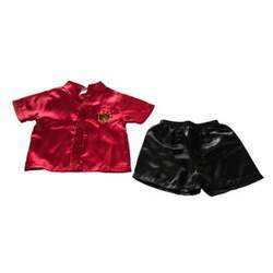 Pijama camisa vermelha e bermuda preta Sport 6M