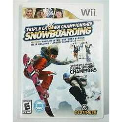 Jogo Triple Crown C Snowboarding - Wii