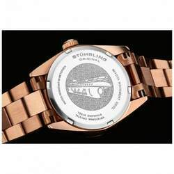 Relógio Feminino Stuhrling Lineage 3936 Quartzo 31mm, Ouro Rosa