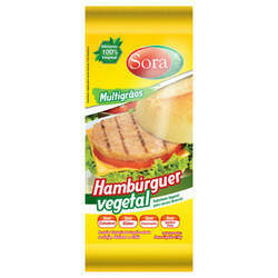 Hambúrguer vegetal Multigrãos - Sabor Carne Branca - Sora (110g)