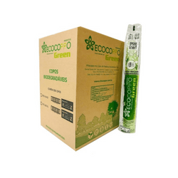 Copo Descartável OxiBiodegradável 200ml CX c/2500un Ecocoppo Green