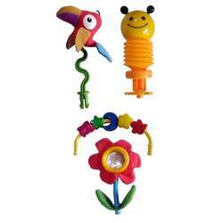 Kit com 4 Brinquedos Original para Andador Centro de Atividades Melody Garden Safety 1st Peça Reposição