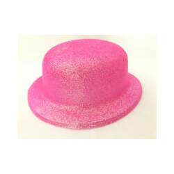 Chapéu Coquinho com Glitter - Rosa Pink