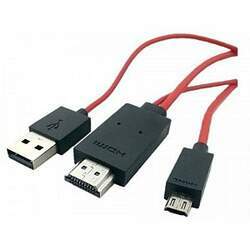 Cabo HDMI para Micro USB-MHL 2 0 -Galaxy S3/S4/Note II- Android
