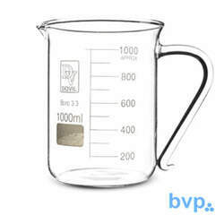 BQVA Bequer vidro 1000 ml com alça