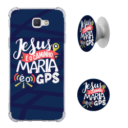 Kit Capinha com Pop-selfie - Religião 144 - Jesus é o caminho, Maria é o GPS