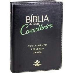 Bíblia de estudo Conselheira NAA Luxo Verde e Preta