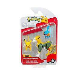 3 Figuras Pokémon Sunny Battle Figures Pikachu Mudkip Boltund