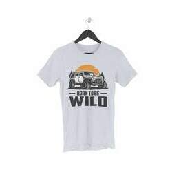 Camiseta Born to be Wild, Branco