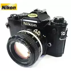 Nikon FE Black Com Lente Nikon 50mm F/1,4 Ai-s Nikkor