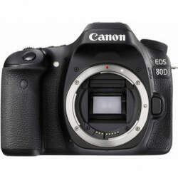 Câmera Canon 80D 24 2MP, Full HD, WiFi (corpo)