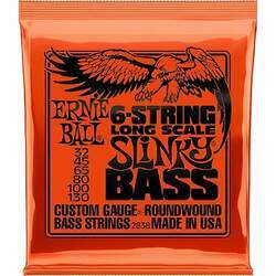 Encordoamento Baixo 6 cordas Ernie Ball 2838 032-130 6-String Slinky Bass