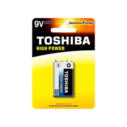 Bateria Toshiba 9V Alcalina 6LR61GCP Japanese Energy