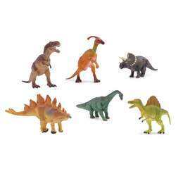Jurassic Fun Dino Pack com 6 Dinos - Multikids BR1467