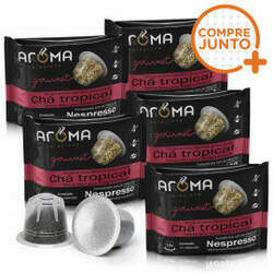 Kit Cápsulas de Chá Chá Tropical Aroma - Compatíveis com Nespresso - 50 un