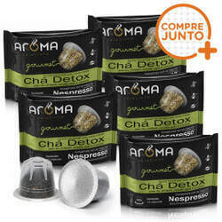 Kit Cápsulas de Chá Detox Aroma - Compatíveis com Nespresso - 50 un