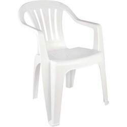 Cadeira Plástica Mor Bela Vista, Branca