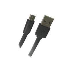 Cabo FORTREK Usb 2 0 / Micro USB Flat 1,8m UMI-401/1 8BK - Preto