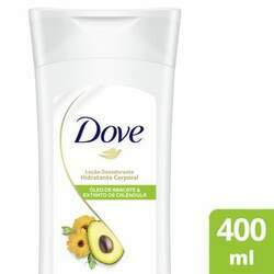 Loção Desodorante Hidratante Corporal Dove Óleo de Abacate & Extrato de Calêndula 400ml