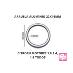 ARRUELA ALUMÍNIO 22X16MM - CITROEN