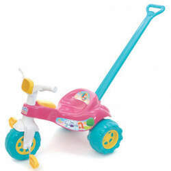 Triciclo Tico-Tico Princesa Com Haste 2232 Magic Toys