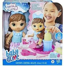 Baby Alive Sudsy Styling Morena - Hasbro