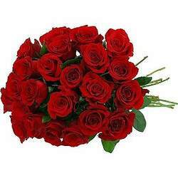 Buquê com 24 Rosas Nacionais Vermelhas
