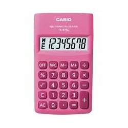 Calculadora de Bolso 08 Dígitos 11,8cmx6,8cm Casio HL-815L Rosa