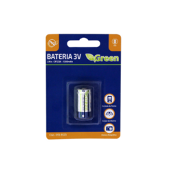 Bateria 3v Bateria Cr123 3v Litio Green