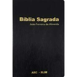 Bíblia Sagrada Slim ARC Capa Luxo Preta