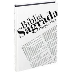 Bíblia Sagrada Texto ARC Harpa Cristã Capa Dura