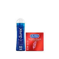 Durex Pack Gel Lubrificante Original Preservativos Sensitivo