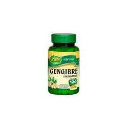 Gengibre C/ Chá Verde (Vegetariano) 120 Comprimidos - Unilife