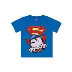 Camiseta Marlan Curta Super Homem Azul