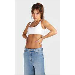 top cropped gym branco