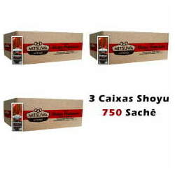 Molho Shoyu Premium Sachê Mitsuwa 8 ml - 750 unidades