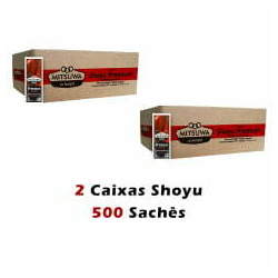 Molho Shoyu Premium Sachê Mitsuwa 8 ml - 500 unidades