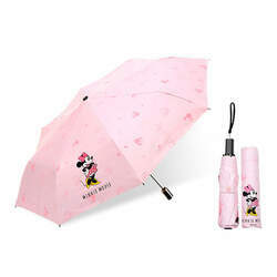 Guarda-Chuva Sombrinha Minnie com Proteção Solar UPF50 Adulto Original Disney