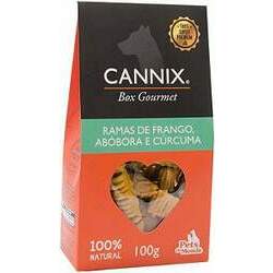 Petisco Box Gourmet Mini Ramas Frango, Abóbora e Cúrcuma 100g - Cannix