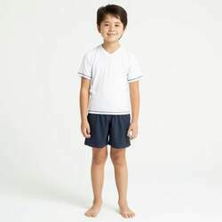 Pijama de Viscolycra Infantil Branco 517 385