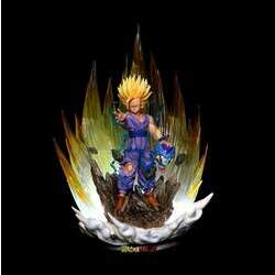 Estátua Gohan Super Saiyajin 2 Com Led: Dragon Ball Z Anime Mangá - MKP
