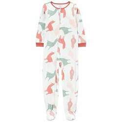 Pijama/Macacão de inverno Carter's (Plush/ Fleece) - Lhama