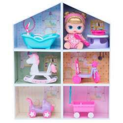 Casinha de boneca Lil Cutesies com acessórios - 2320 - Cotiplás