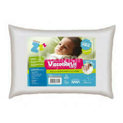 Travesseiro para Bebê Viscoelástico Antissufocante Baby Fibrasca