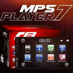 Multimídia MP5 Player 7'' Bluetooth R8 Tecnology JR8
