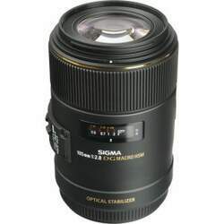 Lente Sigma 105mm f 2 8 EX DG OS HSM Macro (Canon)